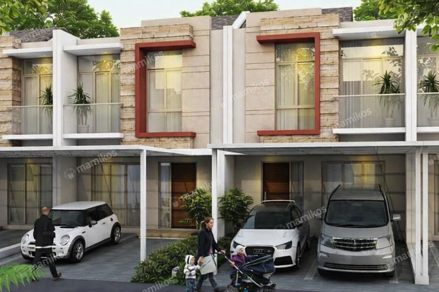 Rumah 2 Kamar Tidur 1 Kamar Mandi 2 Lantai Pantai Indah Kapuk Jakarta Utara