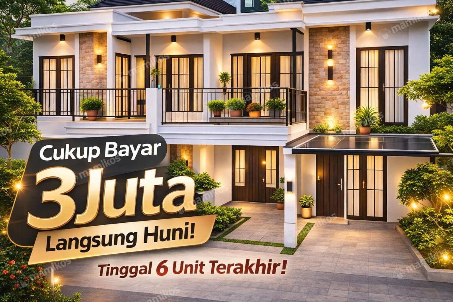 Rumah Sertifikat SHM 3 Kamar Tidur 2 Kamar Mandi Ciracas Jakarta Timur