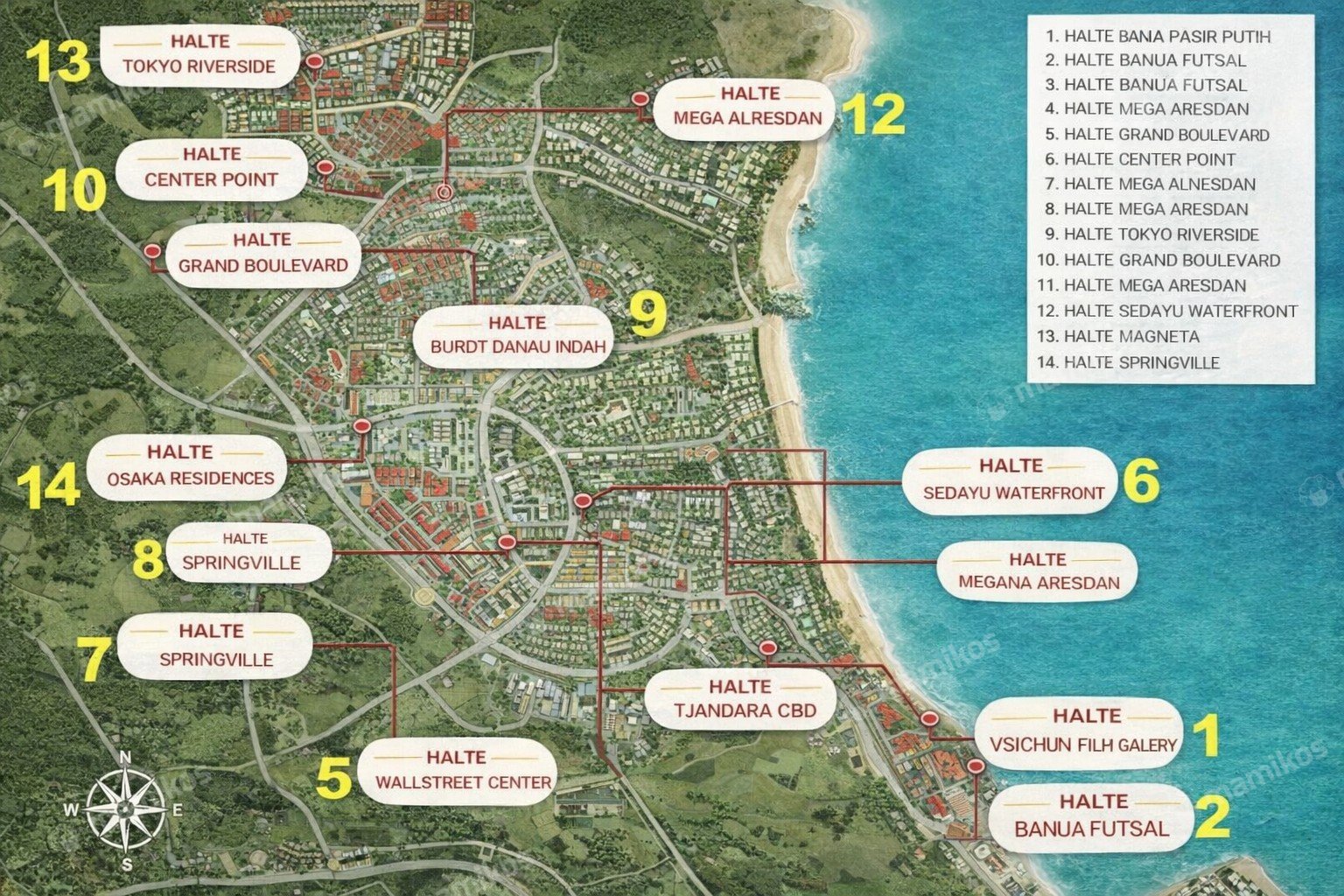 Rumah Baru 4 Kamar Tidur 4 Kamar Mandi Pantai Indah Kapuk Jakarta Utara - Photo 5