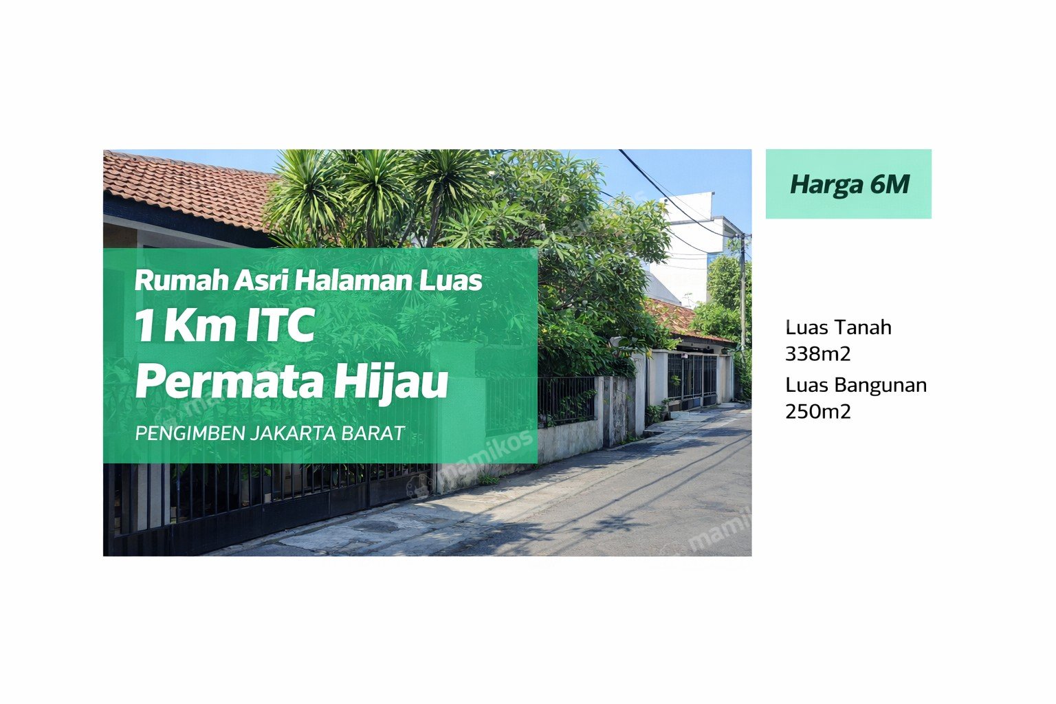 Rumah Sertifikat SHM 5 Kamar Tidur 2 Kamar Mandi Pos Pengumben Jakarta Barat - Photo 2