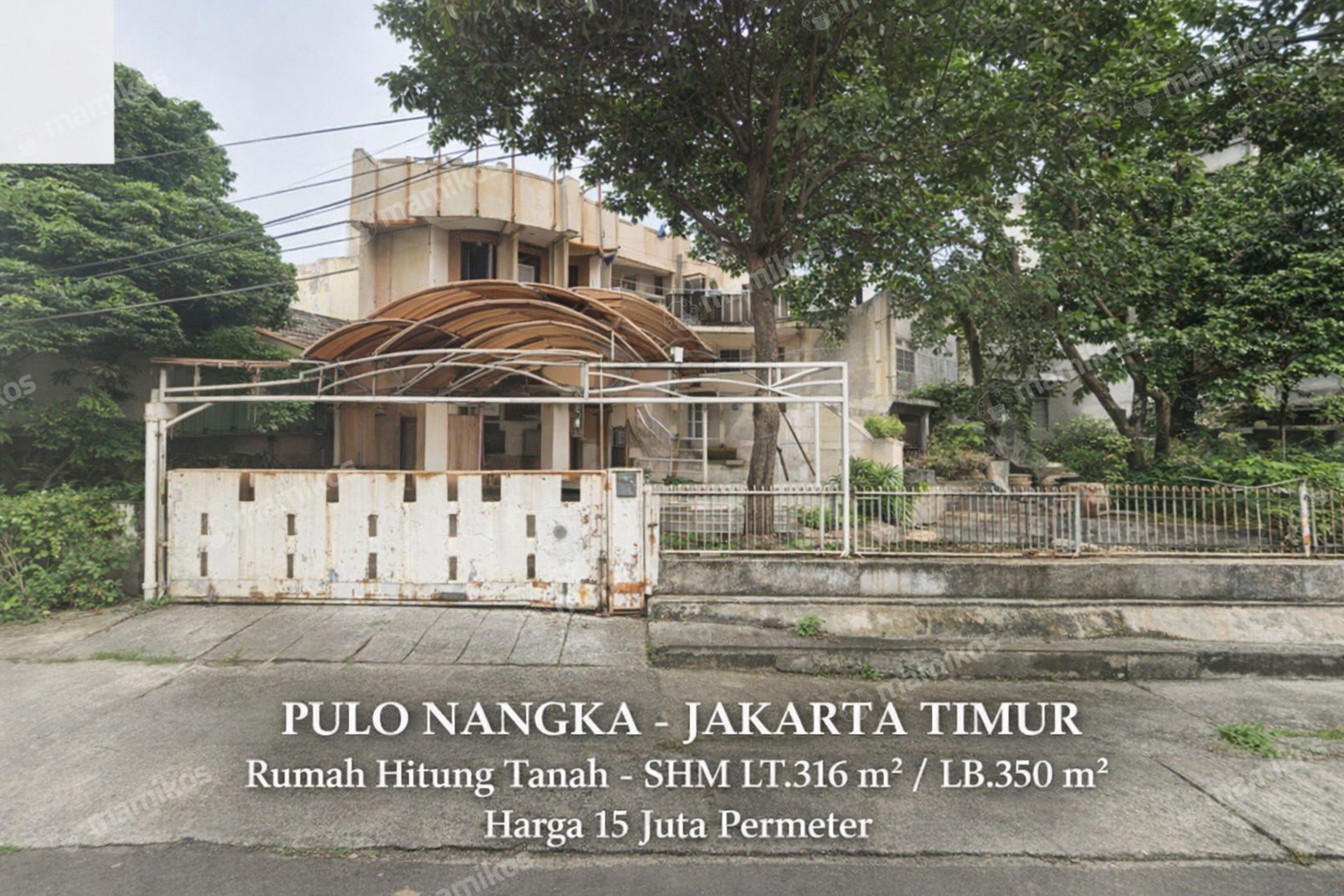 Rumah Sertifikat SHM 5 Kamar Tidur 5 Kamar Mandi Pulo Gadung Jakarta Timur