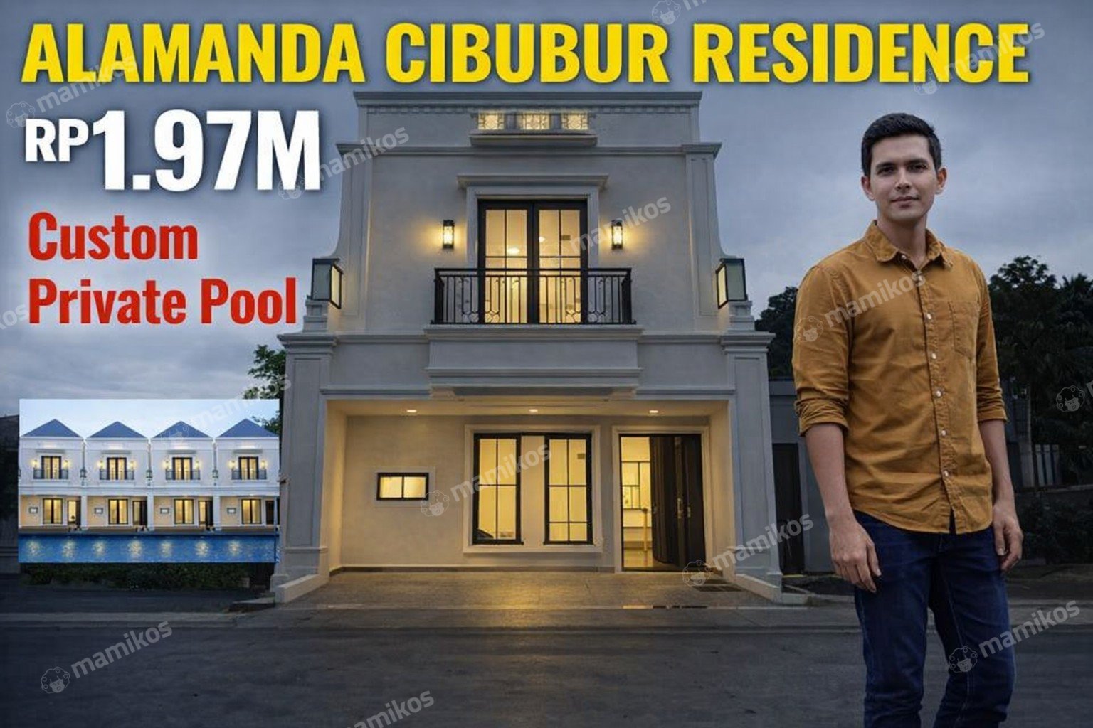 Rumah Sertifikat SHM 4 Kamar Tidur 4 Kamar Mandi Cibubur Jakarta Timur - Photo 2