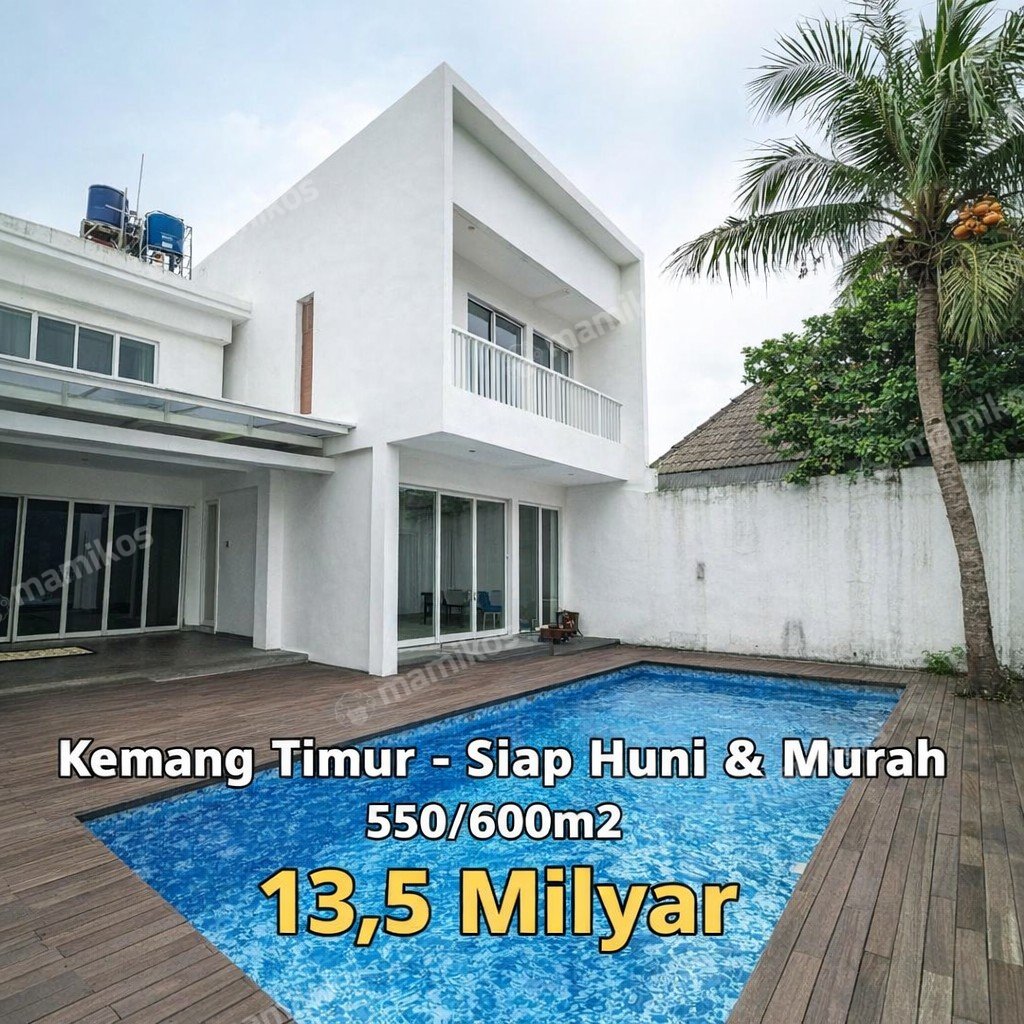Rumah Sertifikat SHM 6 Kamar Tidur 6 Kamar Mandi Kemang Jakarta Selatan - Photo 2