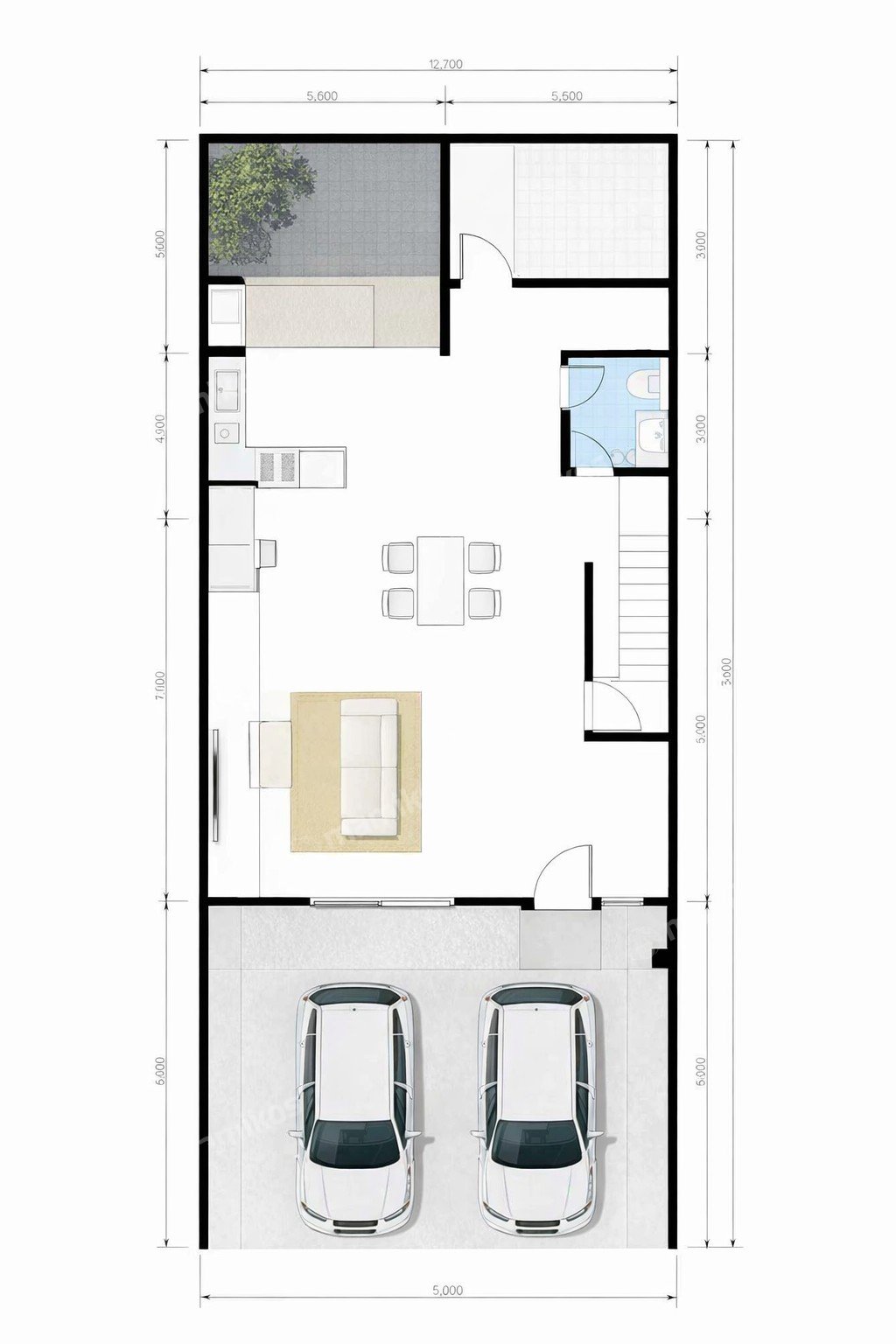 Rumah Sertifikat SHM 4 Kamar Tidur 4 Kamar Mandi Pegadungan Jakarta Barat - Photo 4