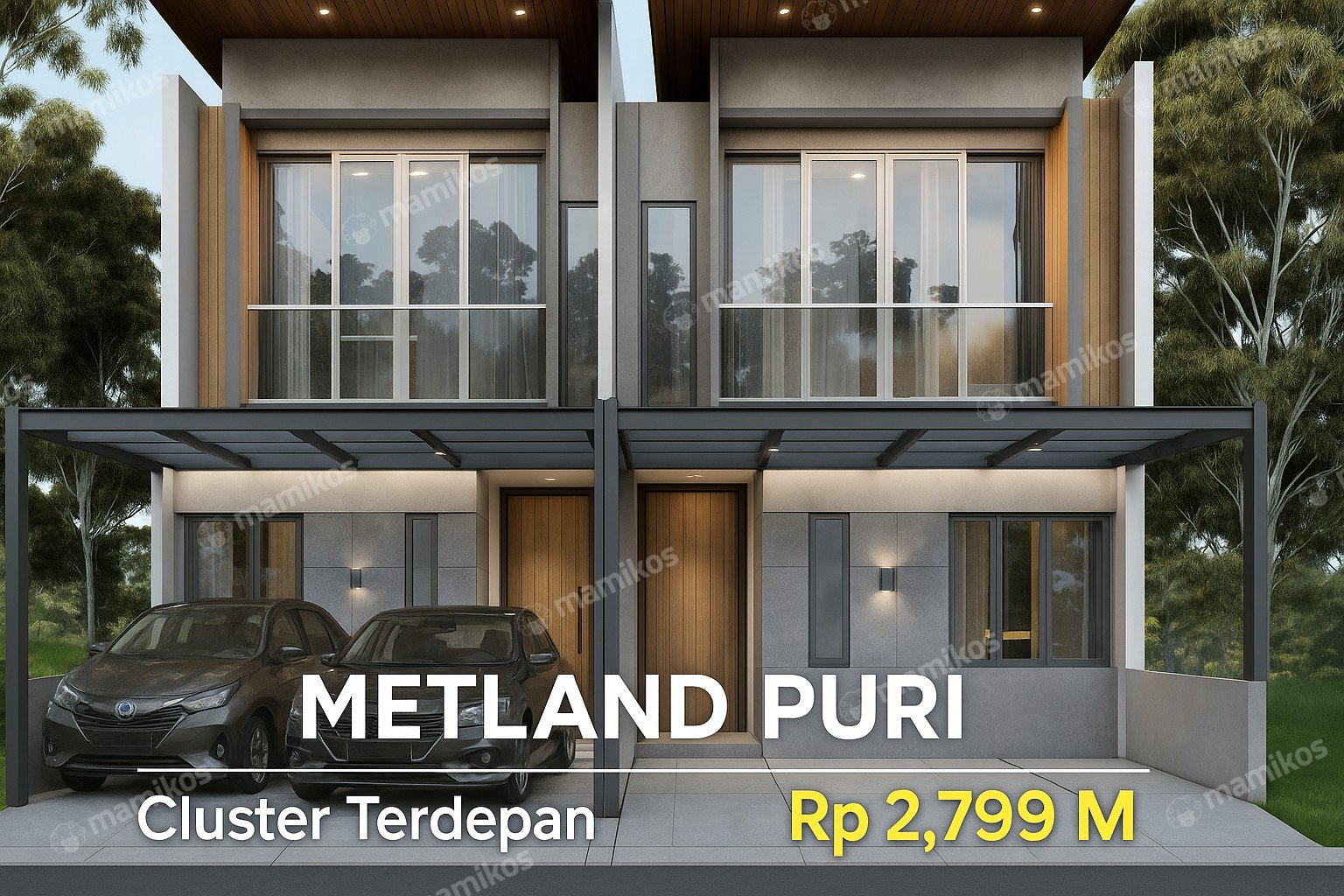 Rumah Baru Sertifikat SHM 4 Kamar Tidur Metland Puri Jakarta Barat
