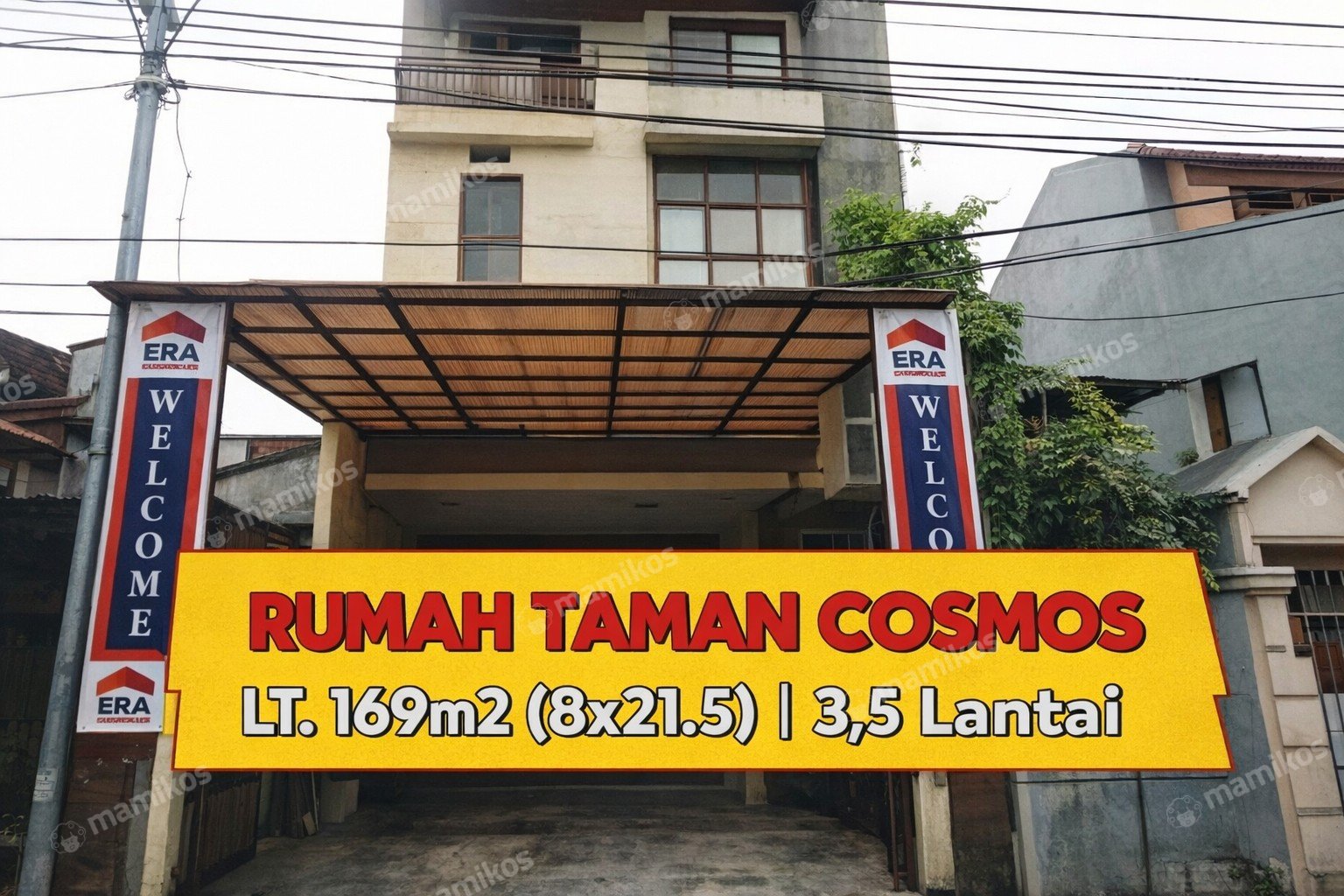 Rumah Sertifikat SHM 4 Kamar Tidur 3 Kamar Mandi Taman Cosmos Jakarta Barat - Photo 2