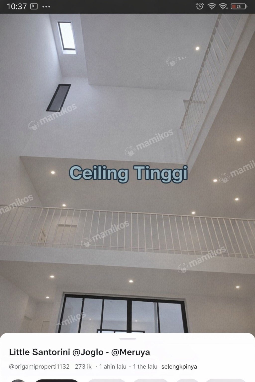 Rumah Sertifikat PPJB 4 Kamar Tidur 3 Kamar Mandi Joglo Jakarta Barat - Photo 3