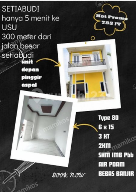 Rumah Sertifikat SHM 3 Kamar Tidur 2 Kamar Mandi Medan Selayang Medan - Photo 3