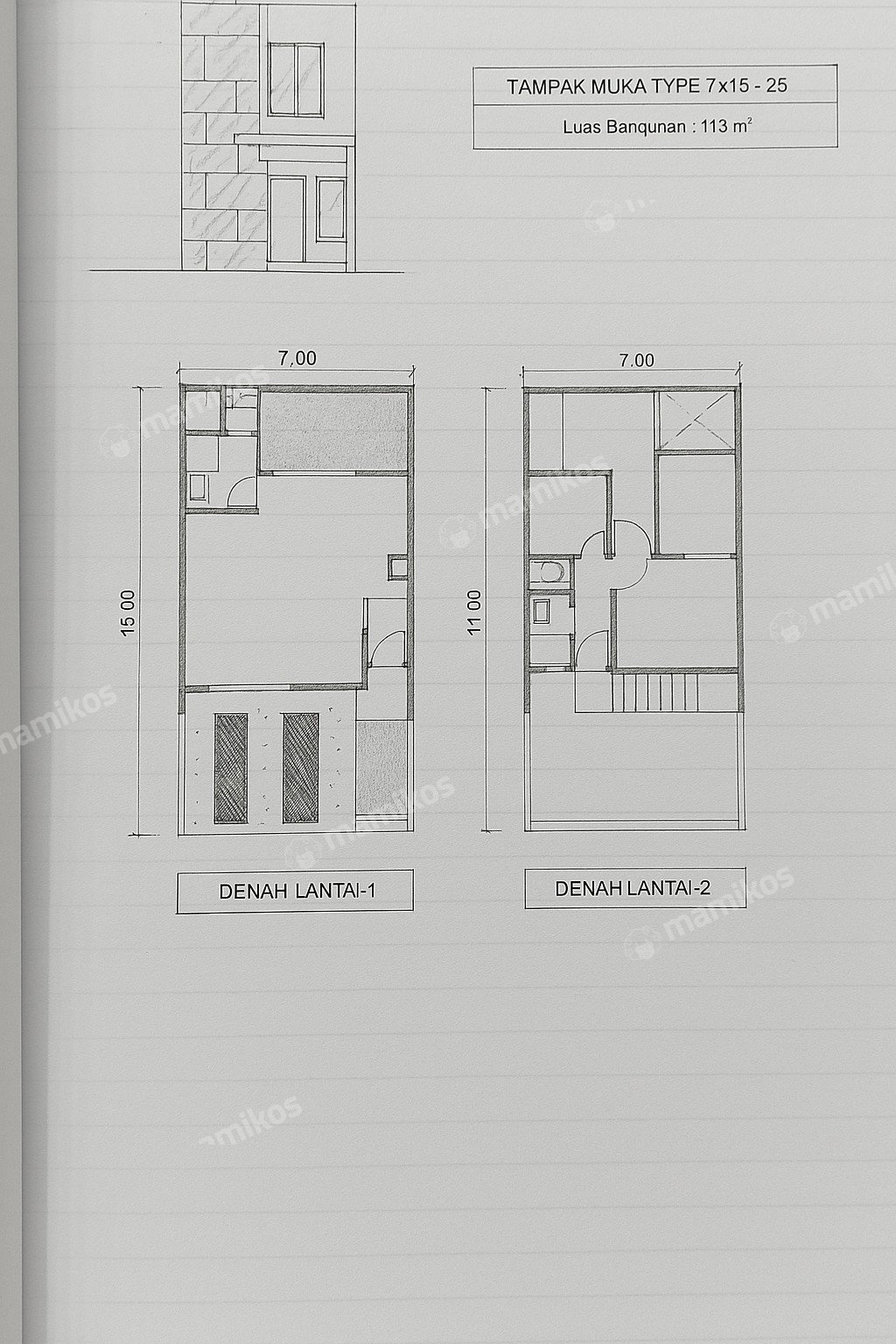 Rumah 3 Kamar Tidur 3 Kamar Mandi Cakung Jakarta Timur - Photo 4