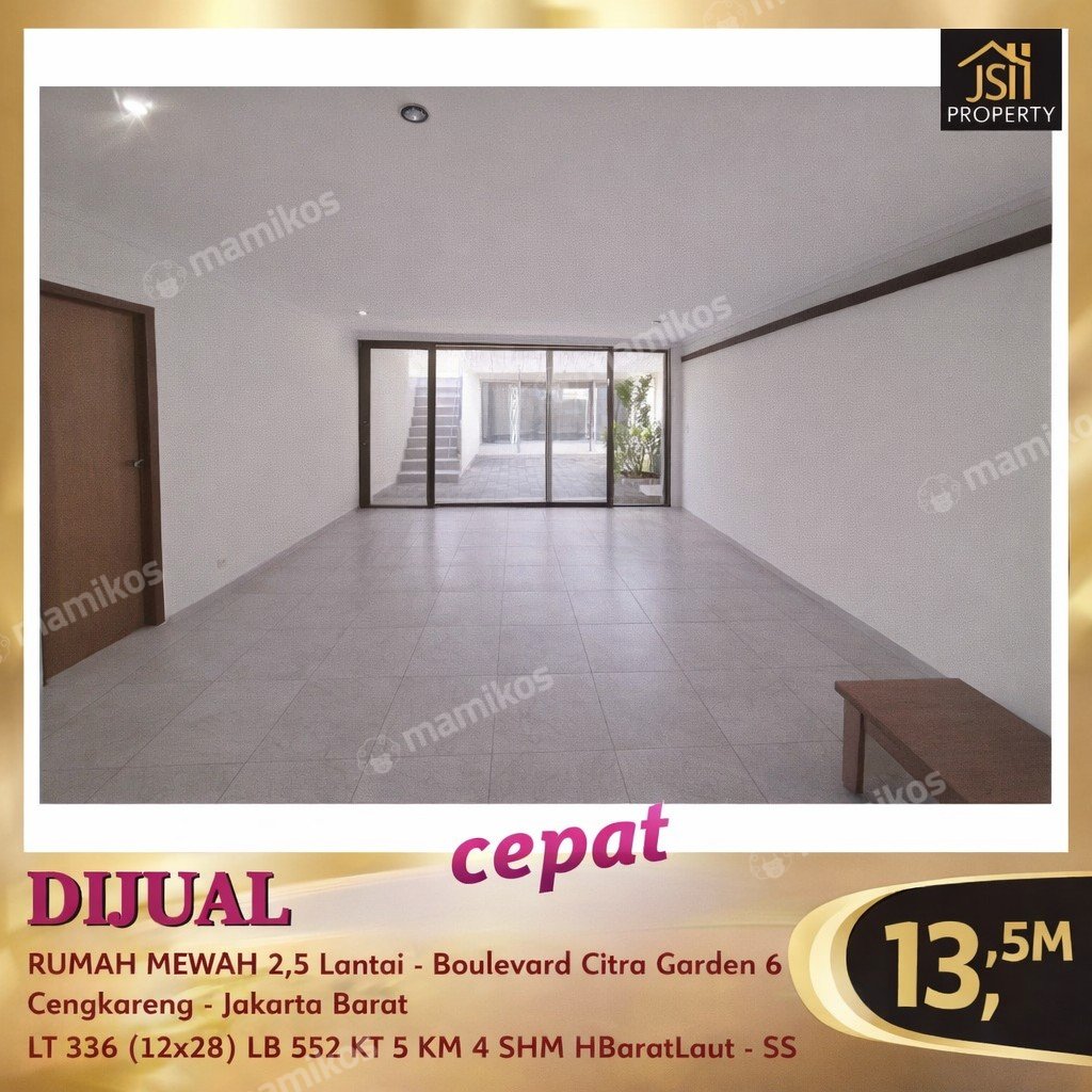 Rumah Sertifikat SHM 4 Kamar Tidur 3 Kamar Mandi Citra Garden Jakarta Barat - Photo 5