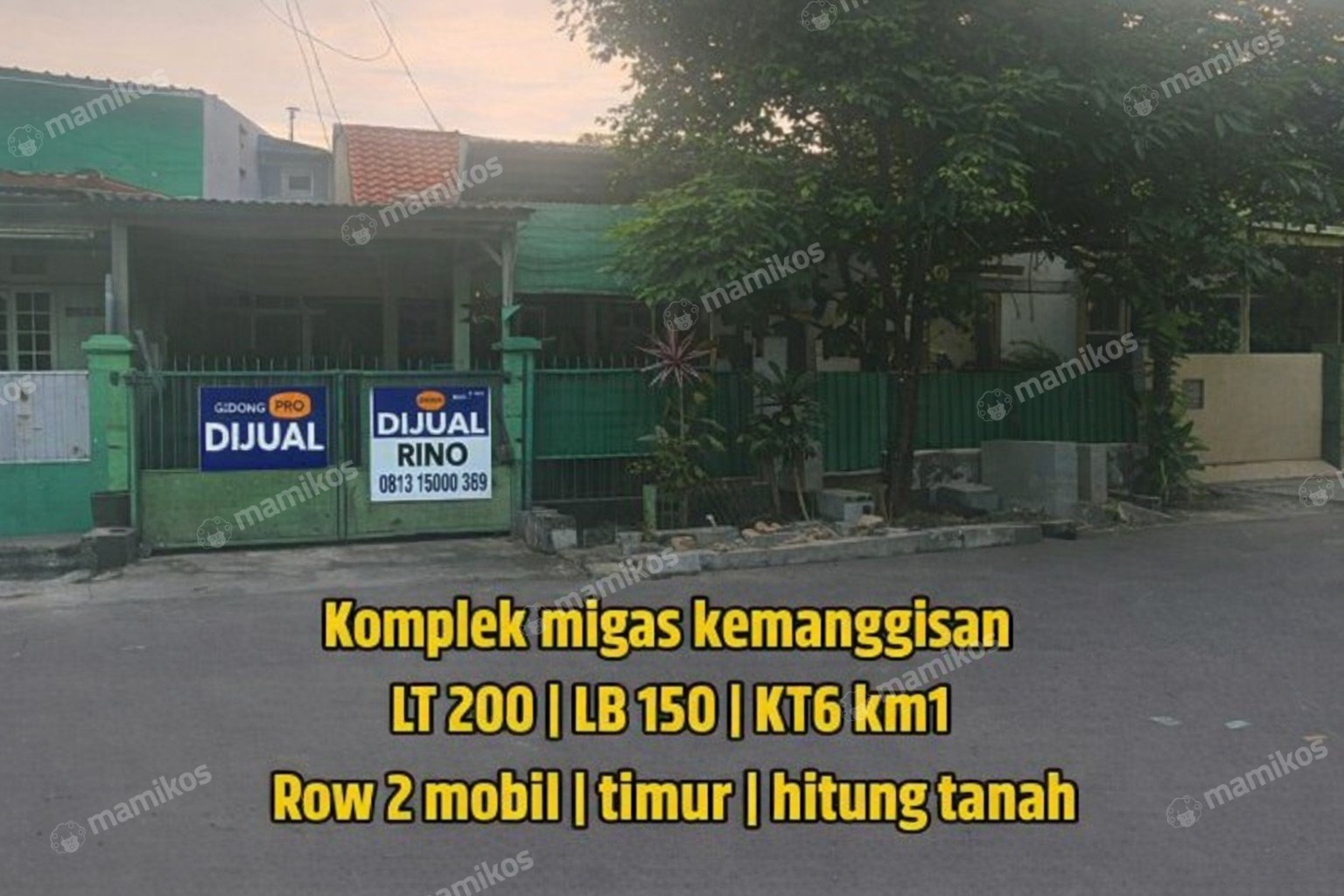 Rumah Sertifikat SHM 6 Kamar Tidur 1 Kamar Mandi Kemanggisan Jakarta Barat
