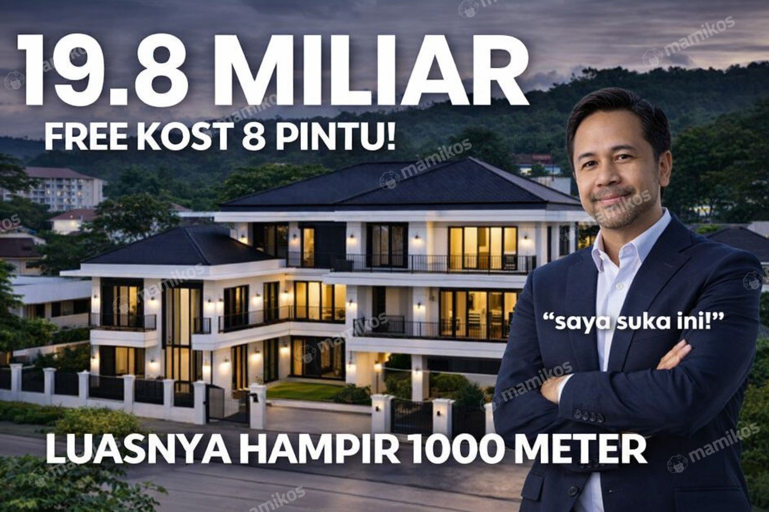 Rumah 6 Kamar Tidur 6 Kamar Mandi 2 Lantai Veteran Jakarta Selatan - Photo 2
