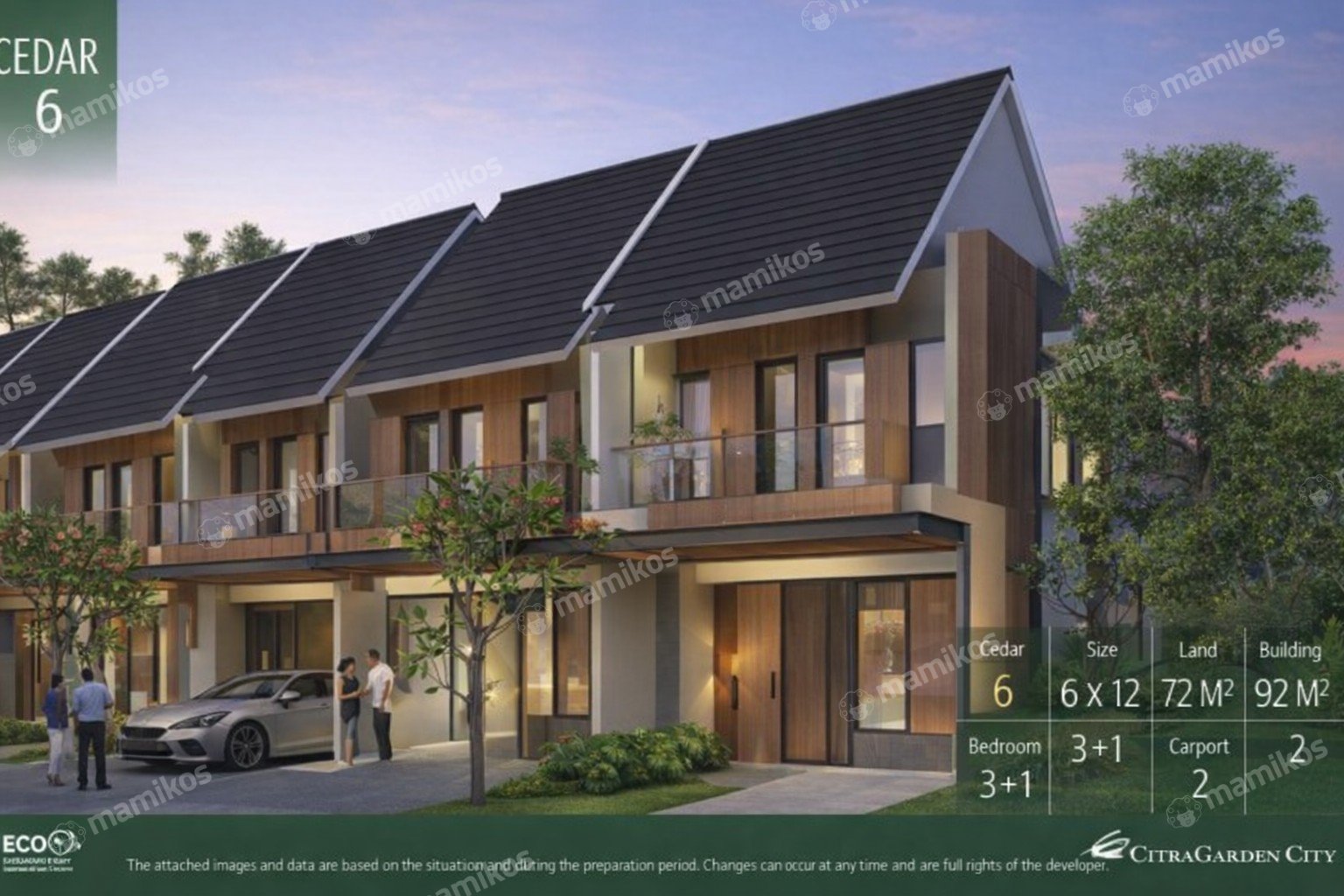Rumah Sertifikat PPJB 3 Kamar Tidur 2 Kamar Mandi Citra Garden Jakarta Barat