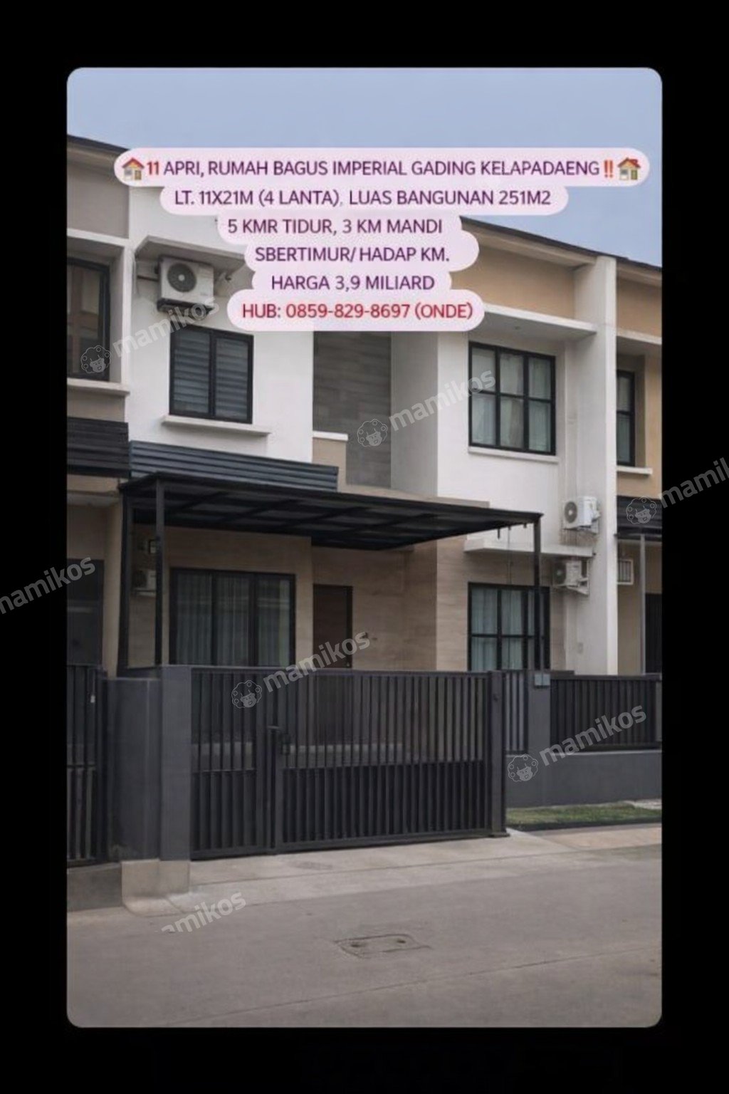 Rumah Sertifikat SHM 4 Kamar Tidur 4 Kamar Mandi Kelapa Gading Jakarta Utara - Photo 4