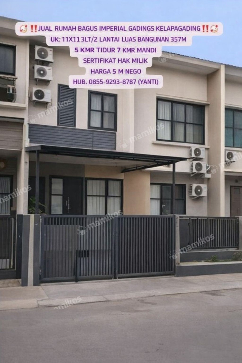 Rumah Sertifikat SHM 4 Kamar Tidur 4 Kamar Mandi Kelapa Gading Jakarta Utara - Photo 5