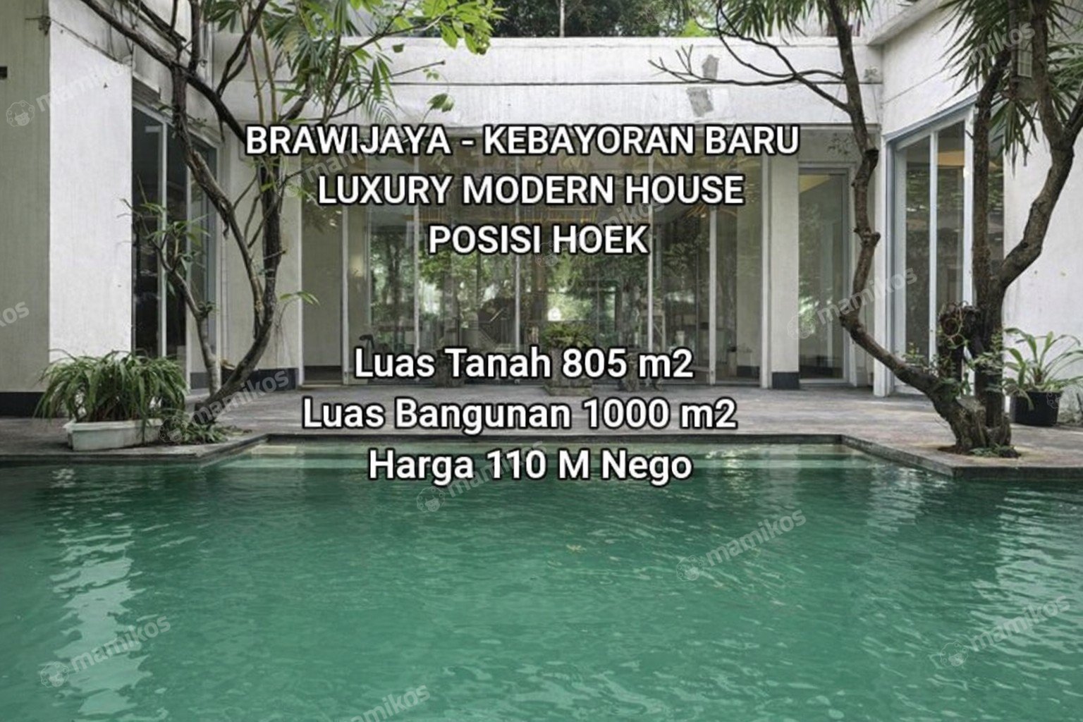 Rumah Sertifikat SHM 4 Kamar Tidur 5 Kamar Mandi Kebayoran Baru Jakarta Selatan