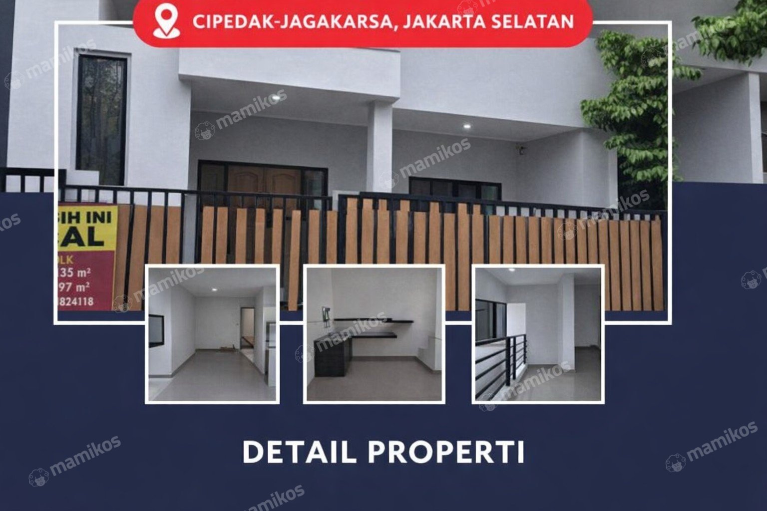 Rumah Baru Sertifikat SHM 3 Kamar Tidur Jagakarsa Jakarta Selatan