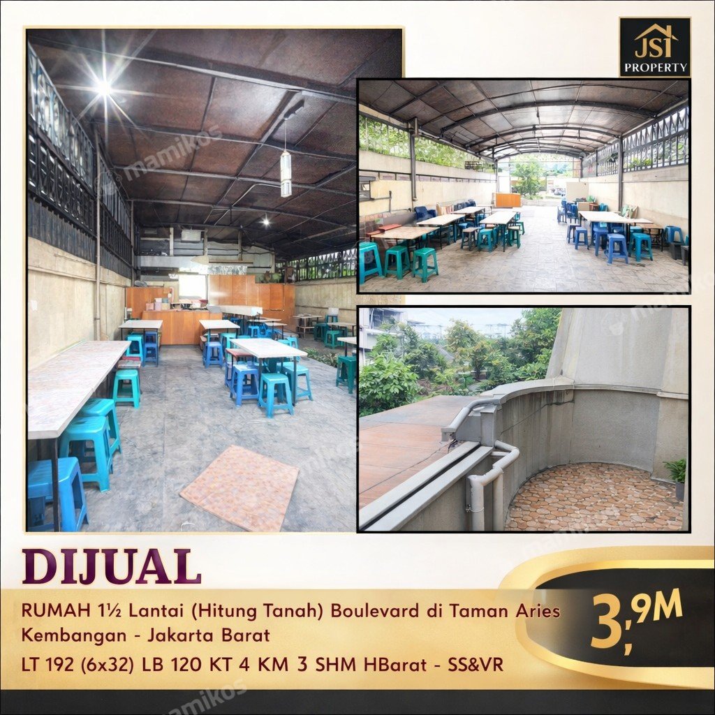 Rumah 3 Kamar Tidur 2 Kamar Mandi 1 Lantai Kembangan Jakarta Barat - Photo 4