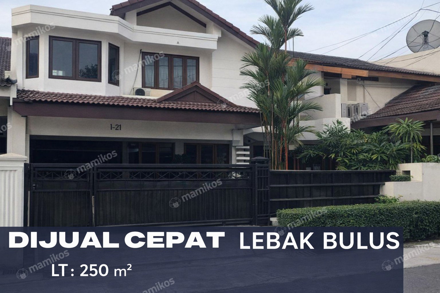 Rumah Sertifikat SHM 4 Kamar Tidur 3 Kamar Mandi Lebak Bulus Jakarta Selatan