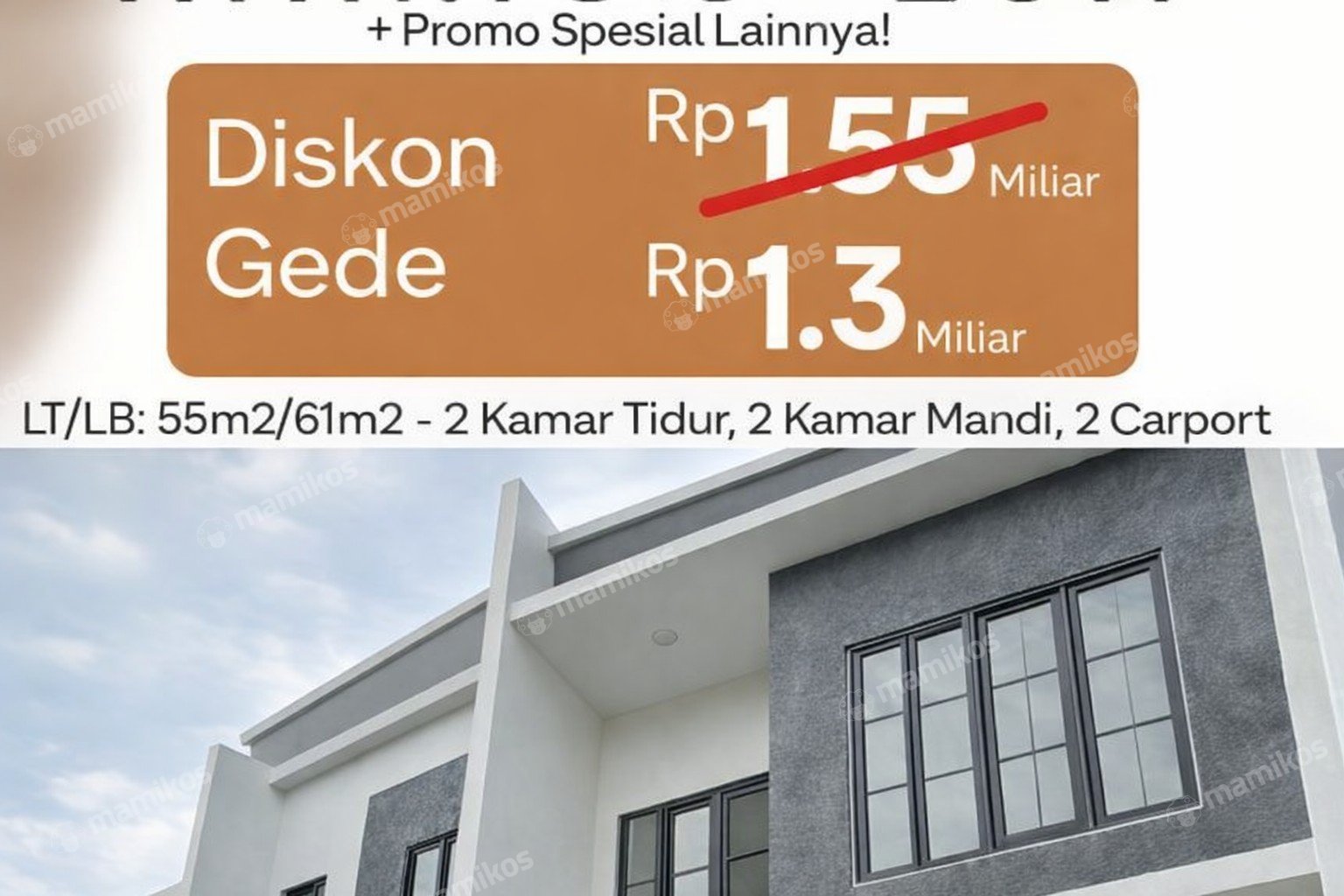 Rumah Sertifikat SHM 2 Kamar Tidur 2 Kamar Mandi Jati Padang Jakarta Selatan