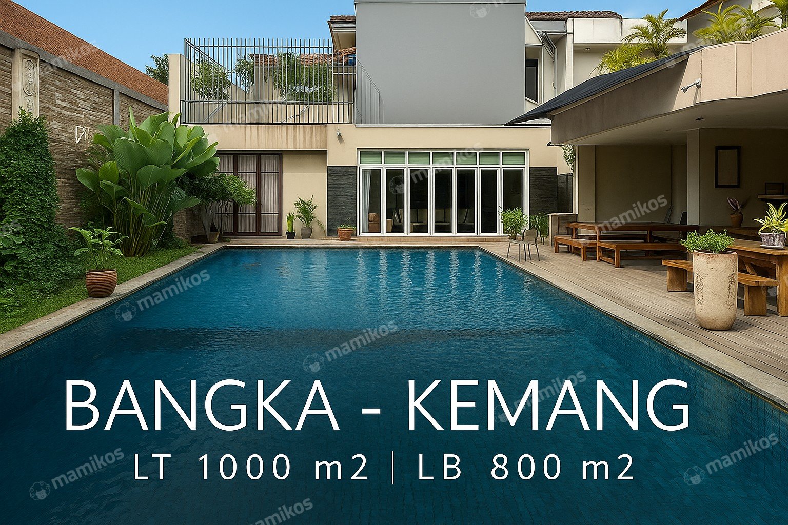 Rumah Sertifikat SHM 12 Kamar Tidur 13 Kamar Mandi Kemang Jakarta Selatan
