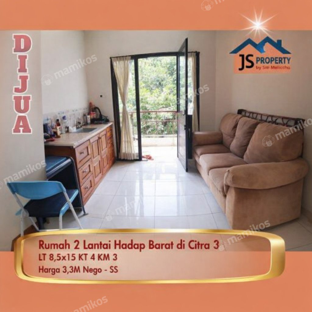 Rumah Sertifikat SHM 3 Kamar Tidur 2 Kamar Mandi Citra Garden Jakarta Barat - Photo 3