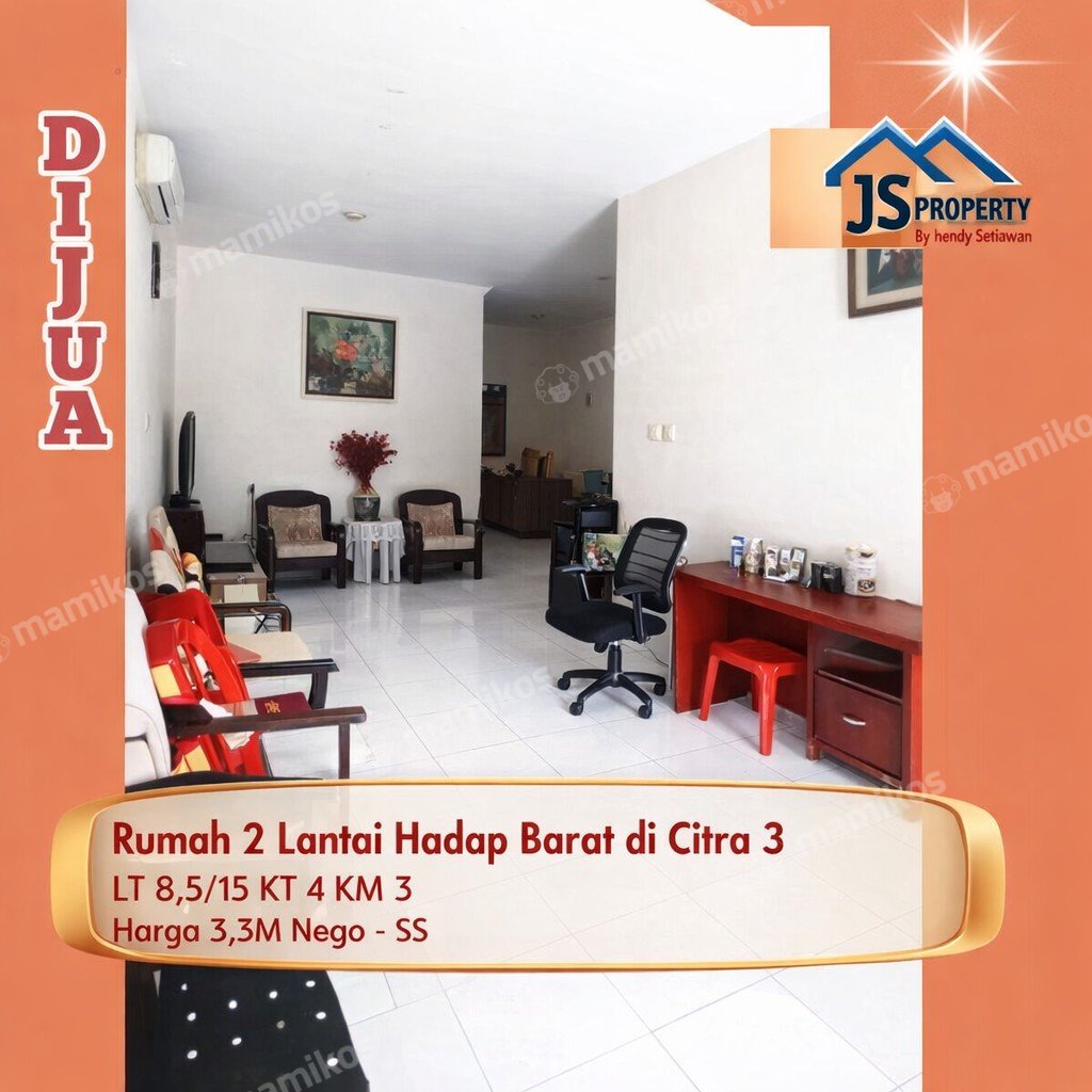 Rumah Sertifikat SHM 3 Kamar Tidur 2 Kamar Mandi Citra Garden Jakarta Barat - Photo 4