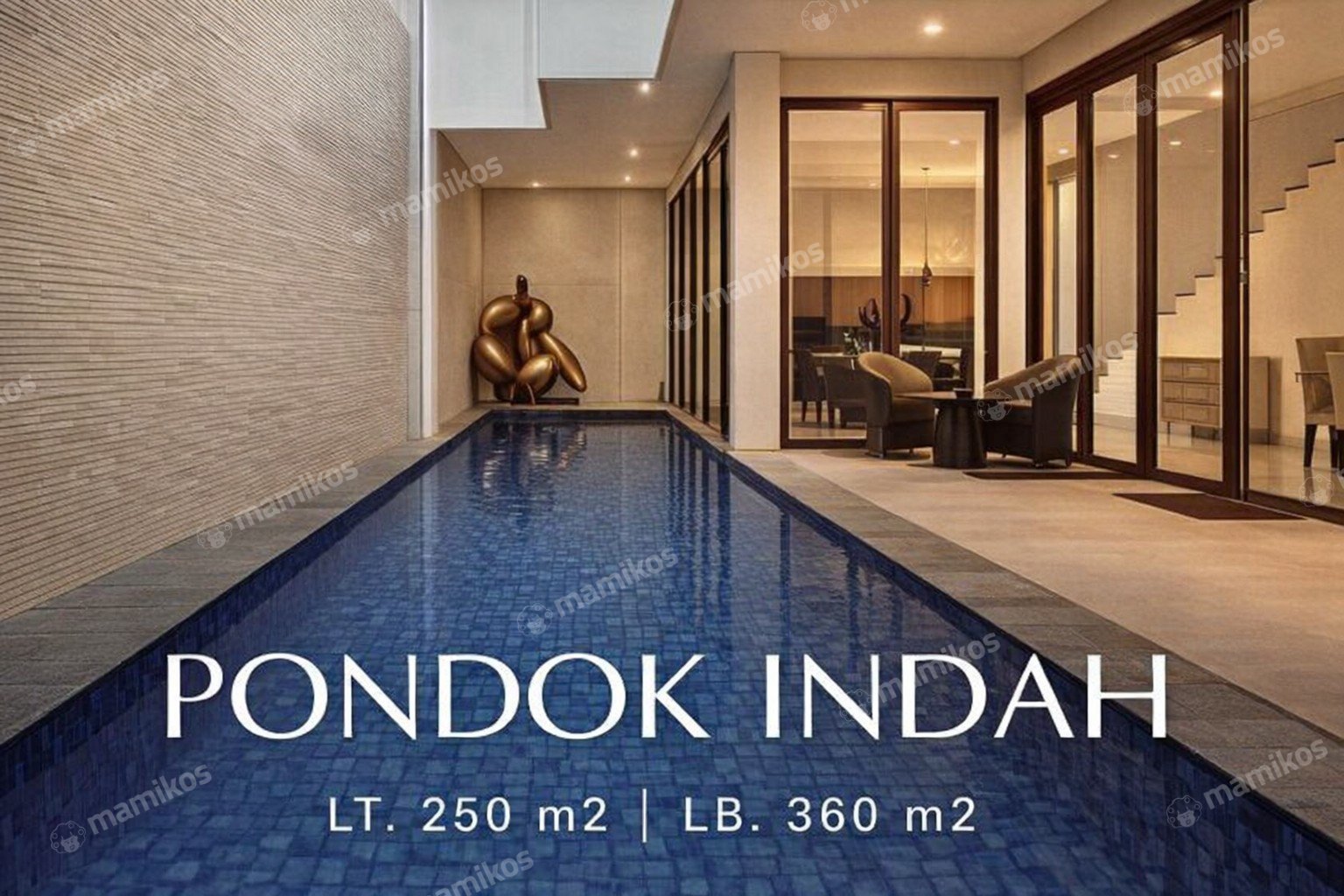 Rumah Sertifikat SHM 3 Kamar Tidur 3 Kamar Mandi Pondok Indah Jakarta Selatan