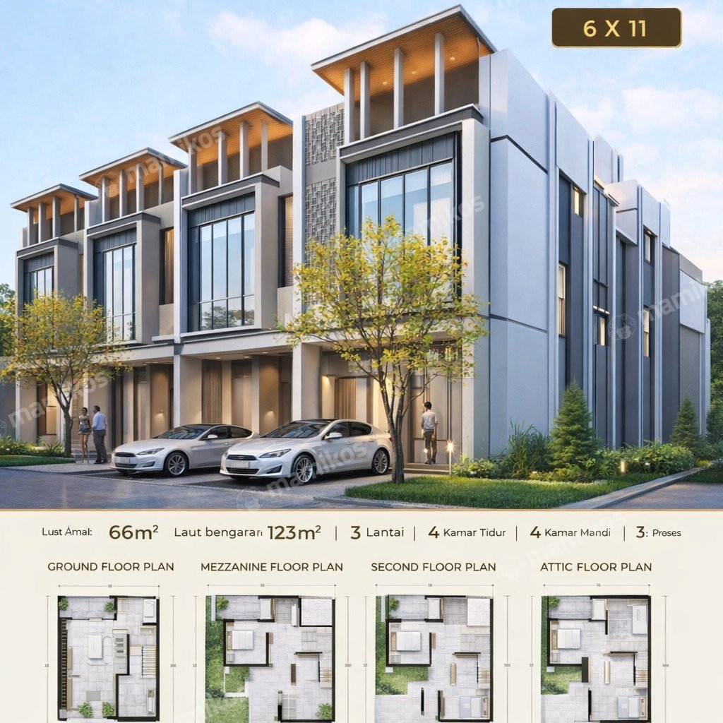 Rumah 5KT 4KM Puri Indah Jakarta Barat - Photo 5