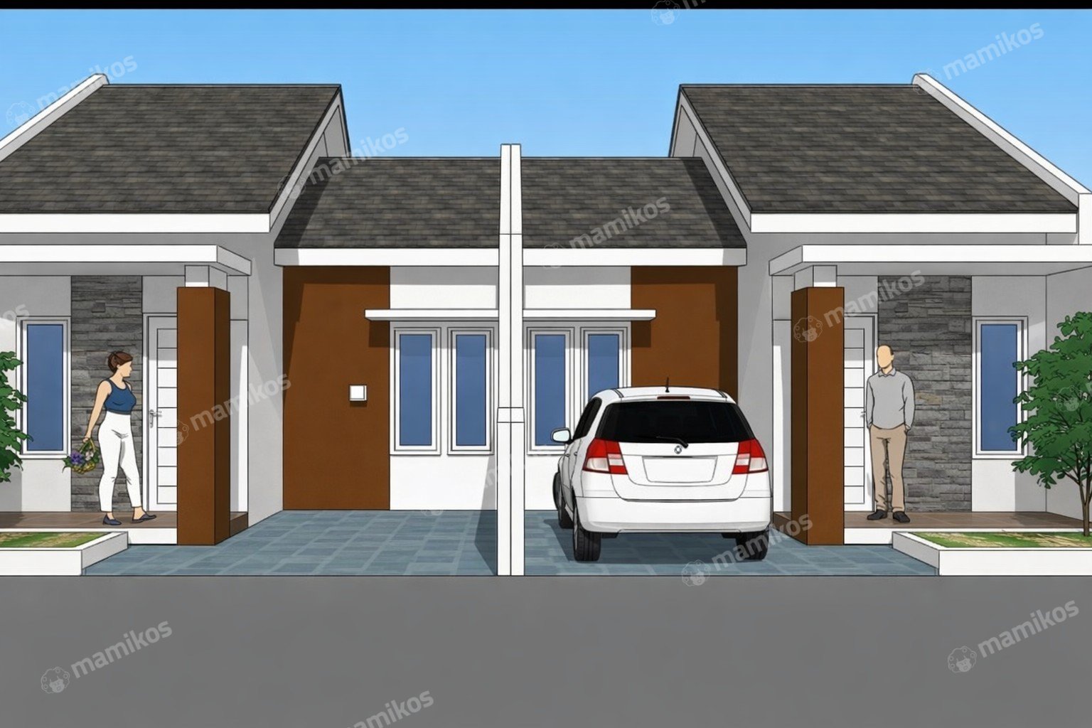 Rumah Sertifikat SHM 2 Kamar Tidur 1 Kamar Mandi Bambu Apus Jakarta Timur