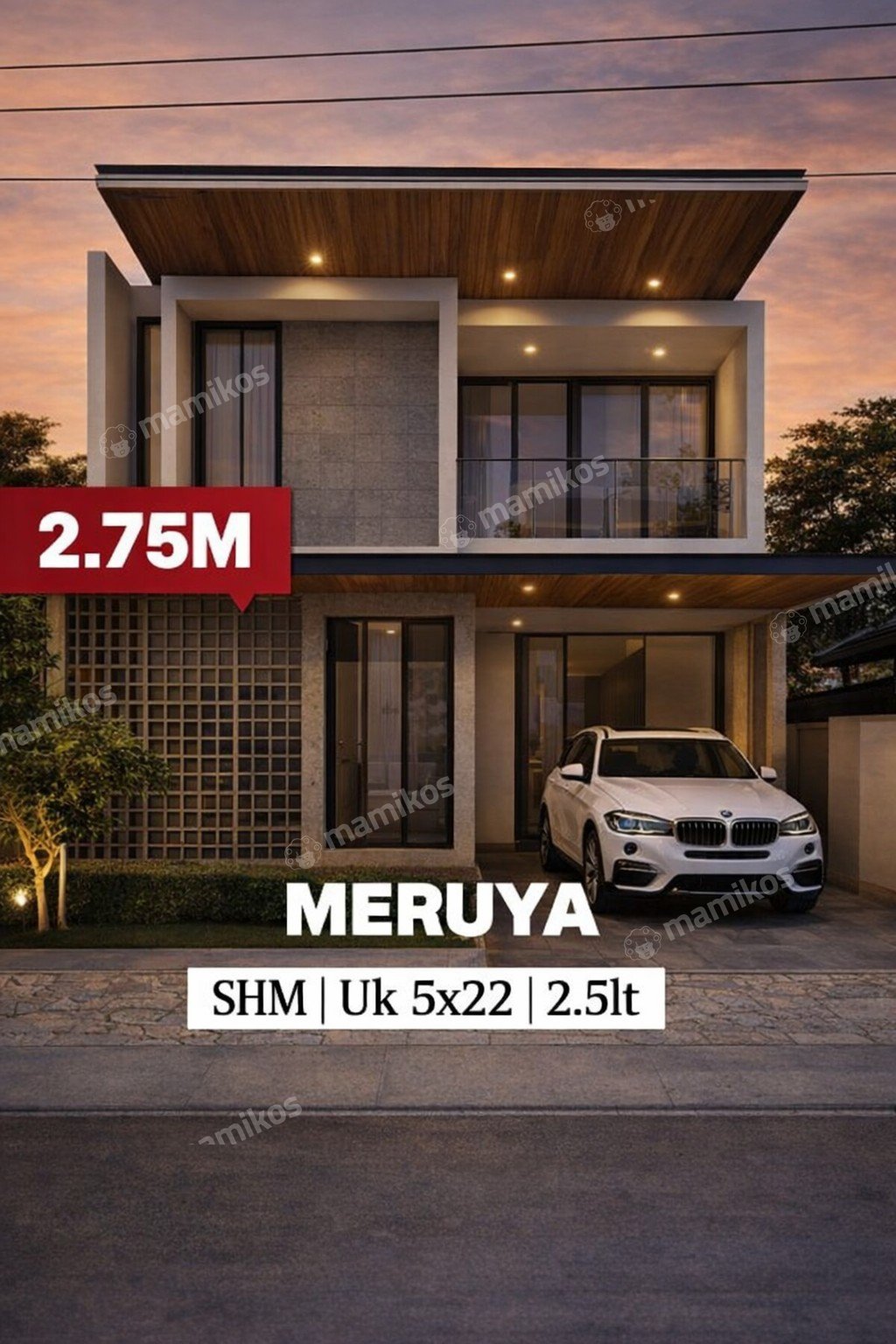 Rumah Sertifikat SHM 4 Kamar Tidur 4 Kamar Mandi Meruya Jakarta Barat - Photo 4
