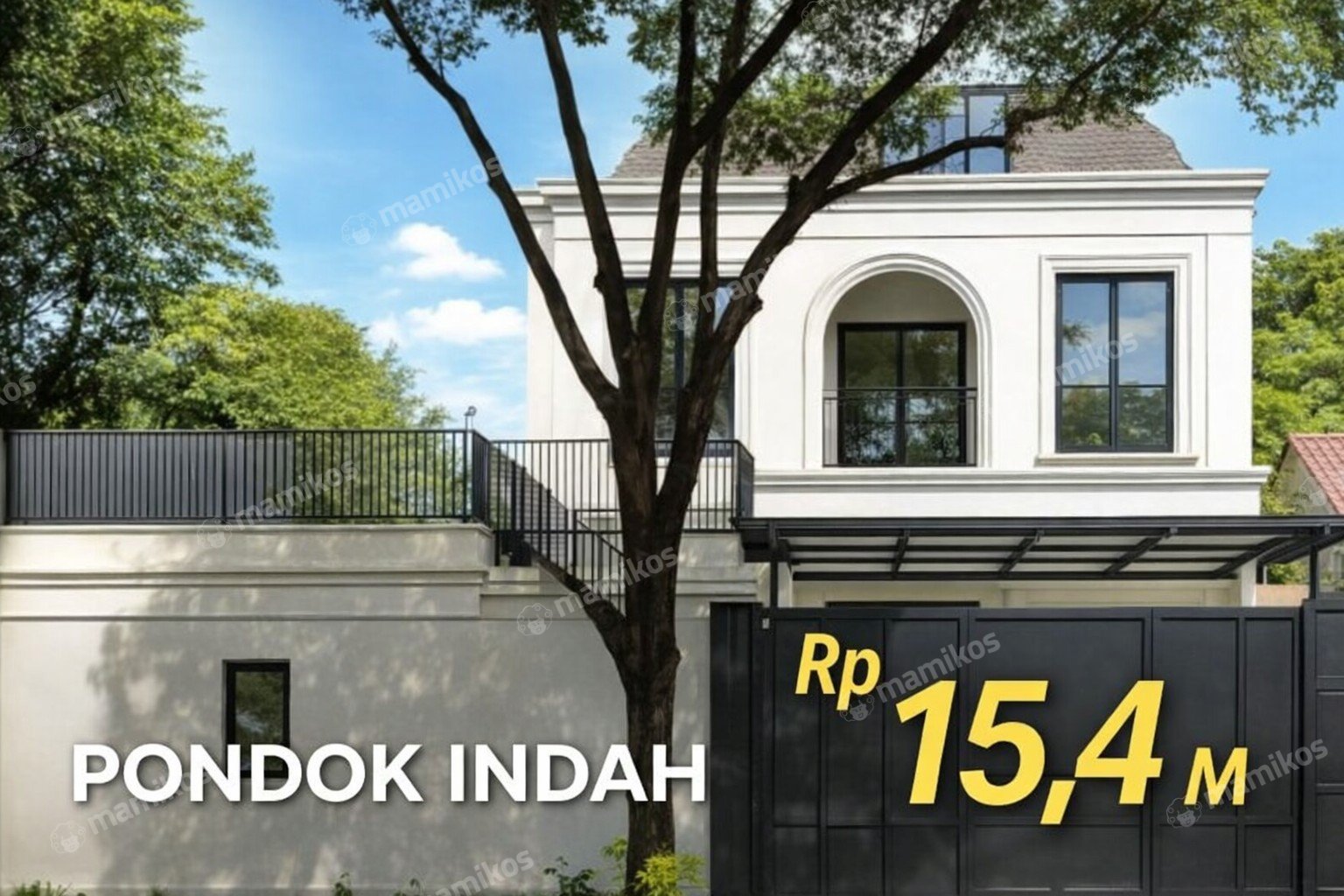Rumah Sertifikat SHM 4 Kamar Tidur 4 Kamar Mandi Pondok Indah Jakarta Selatan