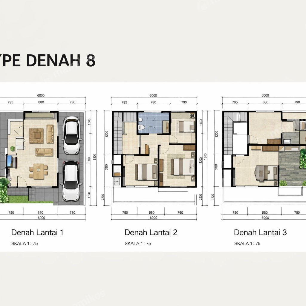 Rumah Sertifikat SHM 3 Kamar Tidur 2 Kamar Mandi Cipayung Jakarta Timur - Photo 3