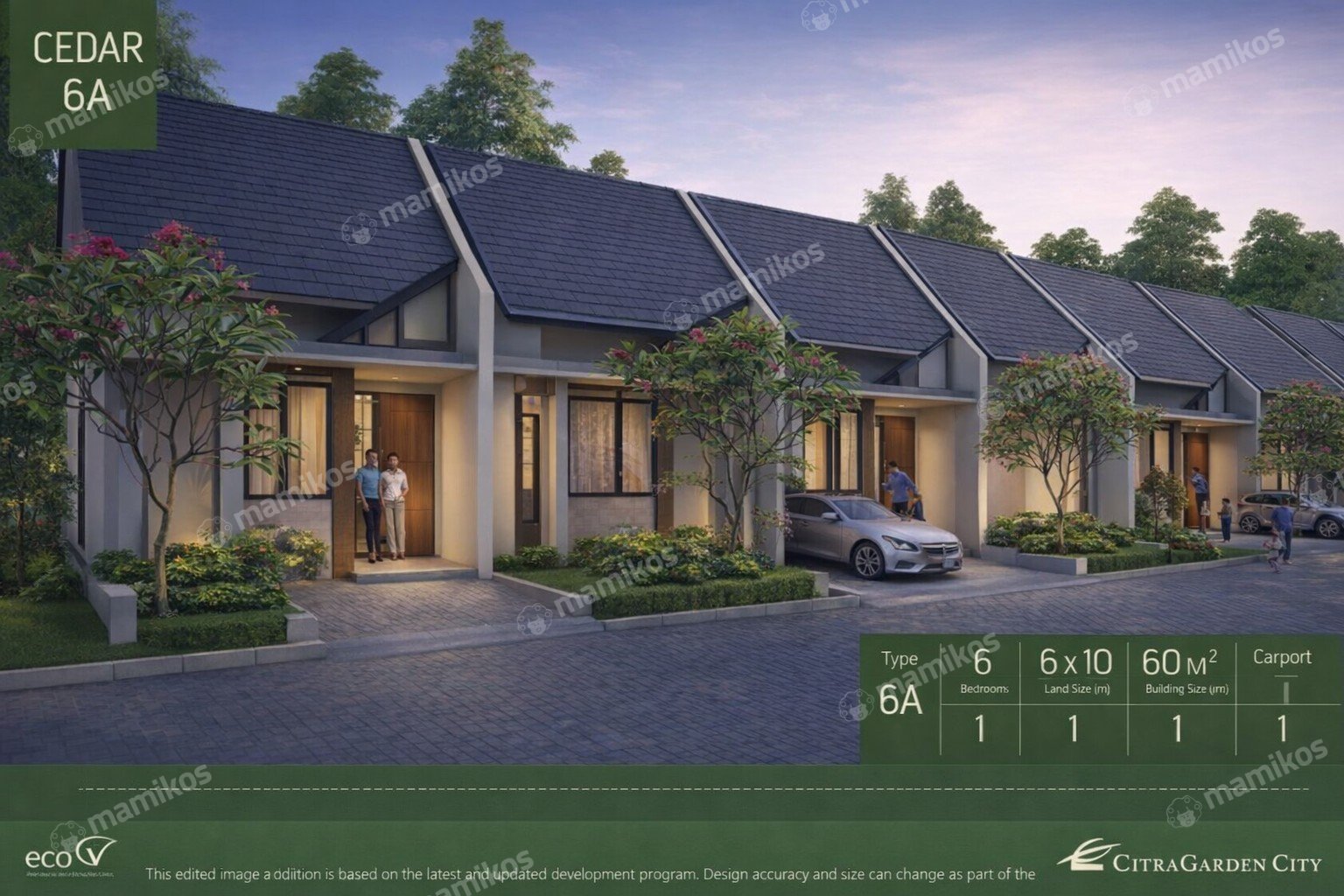 Rumah Sertifikat SHM 1 Kamar Tidur 1 Kamar Mandi Citra Garden Jakarta Barat - Photo 2