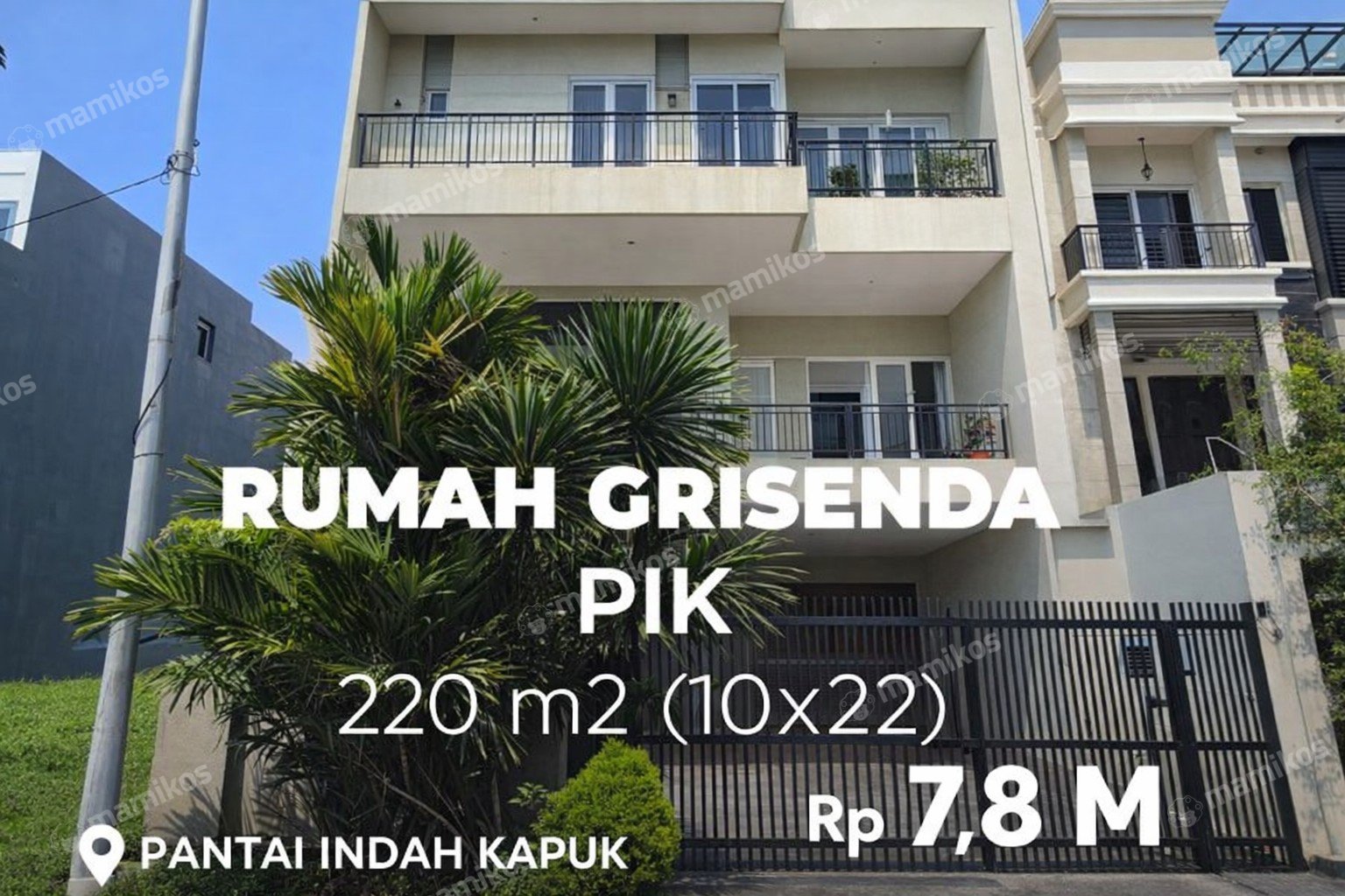 Rumah Sertifikat HGB 4 Kamar Tidur 4 Kamar Mandi Pantai Indah Kapuk Jakarta Utara