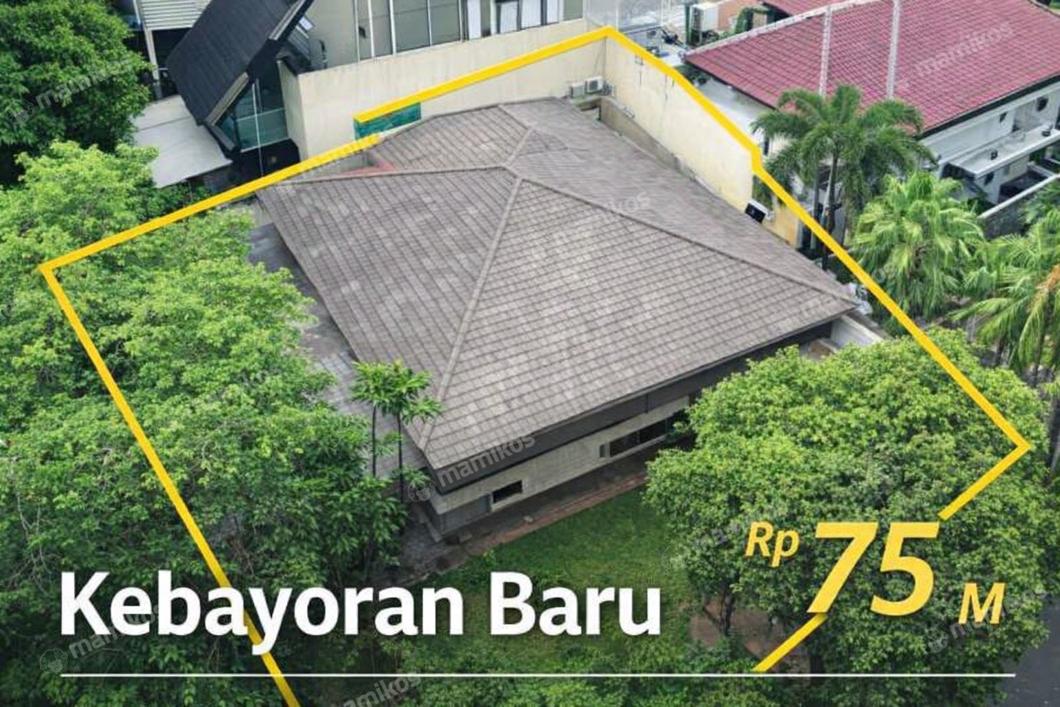 Rumah Sertifikat SHM 7 Kamar Tidur 5 Kamar Mandi Kebayoran Baru Jakarta Selatan