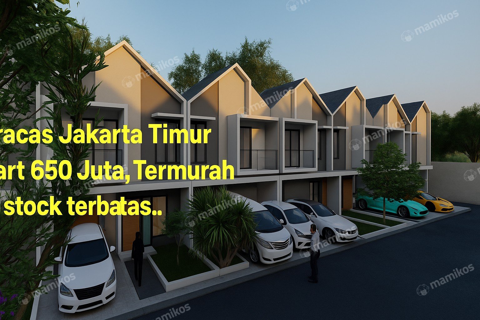 Rumah Baru Sertifikat SHM 3 Kamar Tidur Cibubur Jakarta Timur