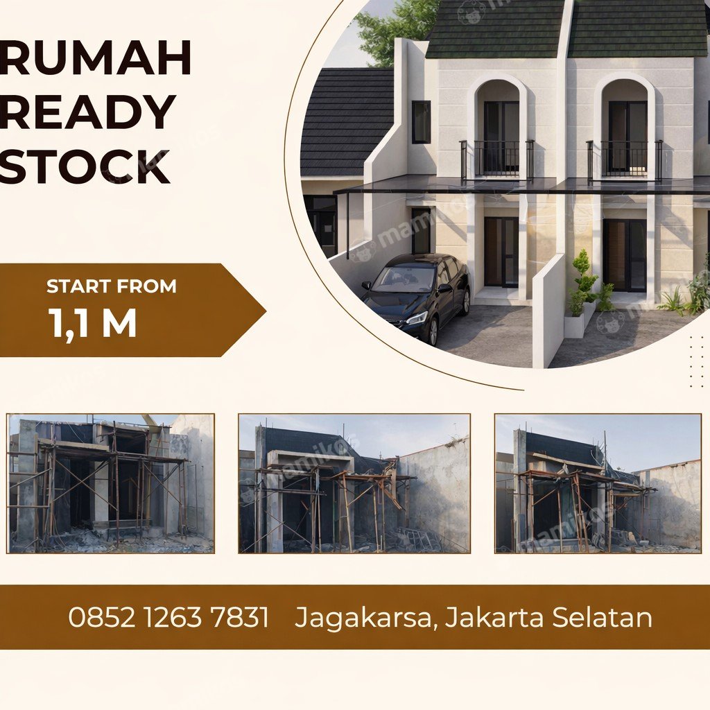 Rumah Baru Sertifikat SHM 3 Kamar Tidur Cilandak Jakarta Selatan - Photo 5